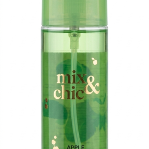 Botella verde en spray Mix & Chic Apple Tonic de Yanpai sobre fondo blanco.