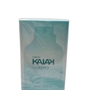 Caja de perfume Natura Kaiak Aero para hombre, 100 ml, empaque azul turquesa sellado